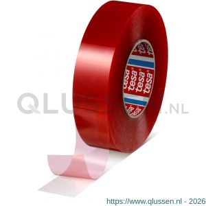 Tesa 4965 Tesafix 50 m x 38 mm transparant dubbelzijdige transparante folie tape 04965-00180-00
