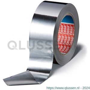 Tesa 50575 Tesaband 50 m x 50 mm aluminium zeer sterke aluminiumtape met en zonder voering 50575-00005-00