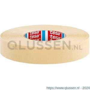 Tesa 4322 Tesakrepp 50 m x 30 mm chamois extreem rekbare papieren maskeringstape 04322-00010-00