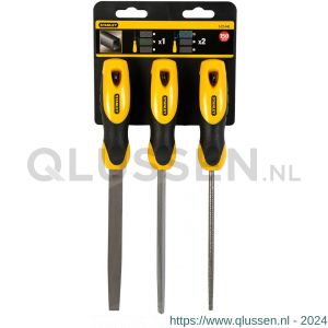 Stanley 3 delige set vijlen bastaard 150 mm 0-22-445