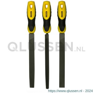 Stanley 3 delige set vijlen halfzoet 200 mm 0-22-464