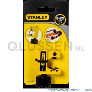 Stanley verstelbare pijpsnijder 3-22 mm 0-70-447
