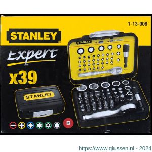 Stanley bitset Expert Pro 1/4 inch ratelsleutel 40 delig 1-13-906