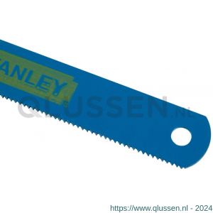 Stanley metaalzaag reserve blad laser gesneden 300 mm 24 tanden per inch doos 100 stuks 1-15-558