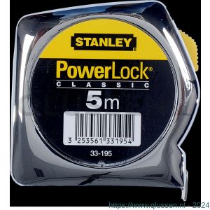 Stanley rolbandmaat Powerlock 5 m x 25 mm 1-33-195