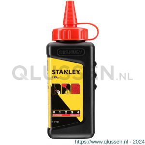 Stanley slaglijnpoeder rood 115 g 1-47-404