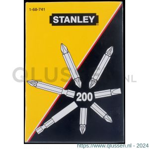 Stanley assortiment bits 200 delig 1-68-741