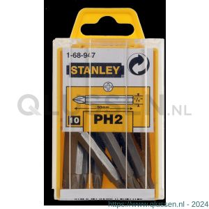 Stanley 1/4 inch schroefbit Phillips nummer 2 50 mm 1-68-947