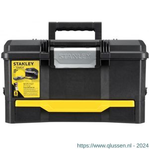 Stanley gereedschapskoffer 19 inch met drukslot en lade 1-70-316