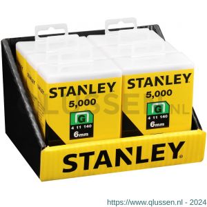 Stanley nieten 6 mm type G 5000 stuks 1-TRA704-5T