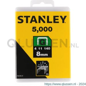 Stanley nieten 8 mm type G 5000 stuks 1-TRA705-5T