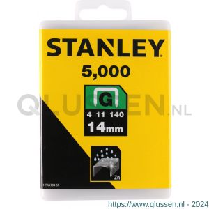 Stanley nieten 14 mm type G 5000 stuks 1-TRA709-5T
