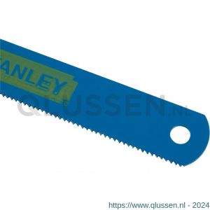 Stanley metaalzaag reserve blad laser gesneden 300 mm 24 tanden per inch set 5 stuks op kaart 2-15-558