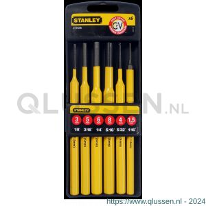 Stanley centerpunt en drevel set 6 delig 4-18-226