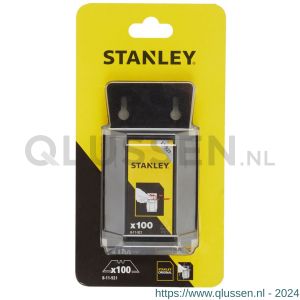 Stanley reserve mesjes 1992 zonder gaten set 100 stuks met dispenser 8-11-921