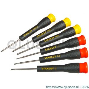 Stanley precisie schroevendraaierset Parallel 2-3 en PH 6-delig STHT0-62632