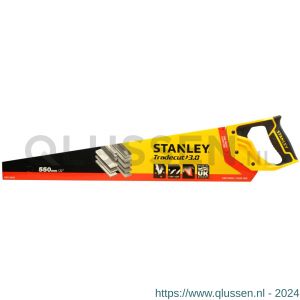 Stanley houtzaag Tradecut fijn 550 mm 11 tanden per inch STHT1-20353