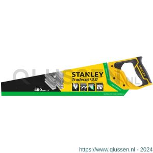Stanley houtzaag Tradecut Universal 450 mm 8 tanden per inch STHT20354-1