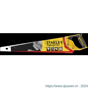 Stanley houtzaag Tradecut fijn 450 mm 11 tanden per inch STHT20355-1