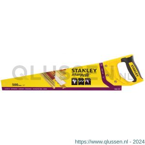Stanley universeel hout zaag SharpCut 500 mm 11 tanden per inch STHT20371-1