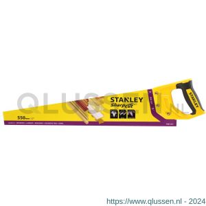 Stanley universeel hout zaag SharpCut 550 mm 11 tanden per inch STHT20372-1