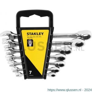 Stanley ringsteeksleutelset met ratelring 7 delig STMT82846-0