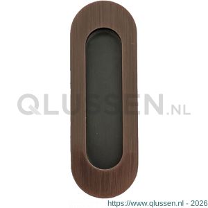 Henderson schuifdeurbeslag accessoires 500/RC schuifdeurkom ovaal 120x40 mm koper C05.00260