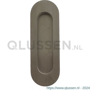 Henderson schuifdeurbeslag accessoires 500/SS schuifdeurkom ovaal 120x40 mm RVS C05.00230