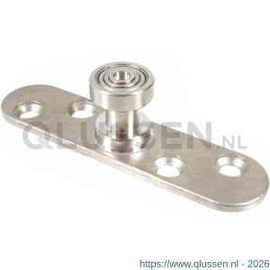 Henderson 106SS/94 schuifdeurbeslag Soltaire ondergeleider RVS vlakke plaat kort voor rail 94SC en 94P C22.00030