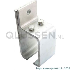 Henderson 1X/307/S schuifdeurbeslag 307 verbindings raildrager wand staal voor rail307 A04.02020