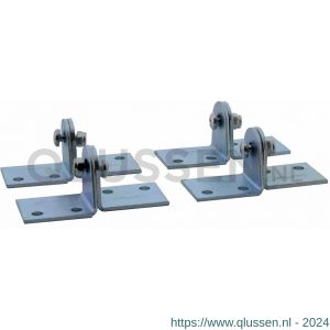 Henderson 219/4 schuifdeurbeslag Single Top-Double Top gordingbeugel set 4 stuks B19.05020