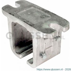 Henderson 3AX/301 schuifdeurbeslag 301(H) raildrager plafond verbinding aluminium voor rail 301(H) A02.02100