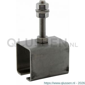 Henderson 4R/280RVS schuifdeurbeslag RVS 280 raildrager voor plafondmontage RVS voor rail 280RVS A60.02020