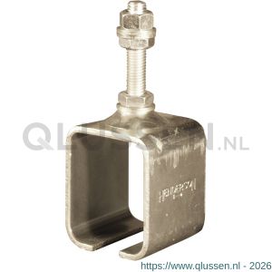 Henderson 4R/301S schuifdeurbeslag 301(H) raildrager plafond open staal voor rail 301(H) A02.02150
