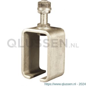 Henderson 4R/307S schuifdeurbeslag 307 raildrager plafond open staal voor rail 307 A04.02130