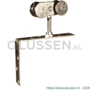Henderson 52A/S schuifdeurbeslag 301(H) hangrol met hoekstrip A02.03020