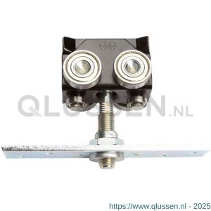 Henderson 556/57 schuifdeurbeslag Flexirol hangrol met vlakke plaat C30.03060