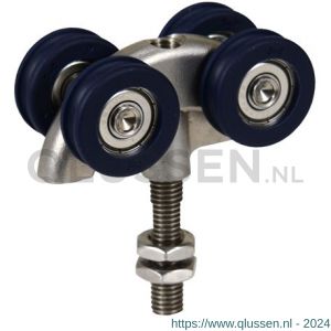 Henderson 56/180/SS schuifdeurbeslag Soltaire 180 hangrol met draadeind RVS voor rail 180 C21.00230