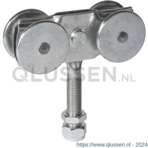 Henderson 56A/S schuifdeurbeslag 301(H) hangrol met draadeind voor rail 301(H) A02.03070