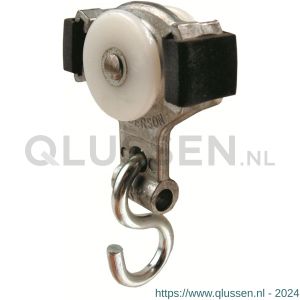 Henderson 58K/N schuifdeurbeslag 290 hangrol met S-haak voor rail 290 A01.03190