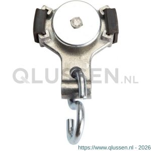 Henderson 58K/S schuifdeurbeslag 290 hangrol met S-haak voor rail 290 A01.03200