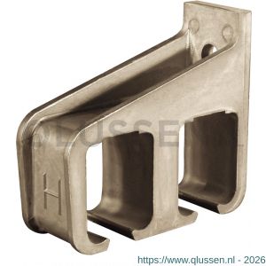 Henderson 5A/301 schuifdeurbeslag 301(H) raildrager wand dubbel open aluminium voor rail 301(H) A02.02210