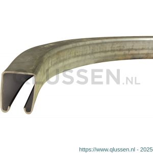 Henderson 600K schuifdeurbeslag 290 bovenbocht 290 R=581 mm 90 graden voor rail 290 A12.01020