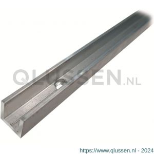 Henderson 81X/3000 schuifdeurbeslag Loretto U-profiel geleiderail aluminium 3000 mm B04.01080