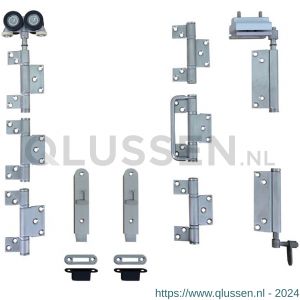 Henderson RF50K2 vouwdeurbeslag houten vouwdeuren Roomflex kit 2 3.0 voor drie deuren 50 kg C52.00620