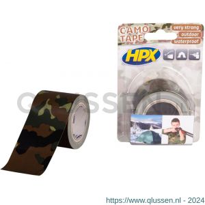 HPX Pantser reparatie tape camouflage 48 mm x 5 m CA5005