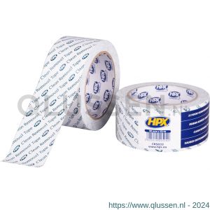 HPX schoonverwijderbare PVC stucloper tape 50 mm x 33 m CR5033