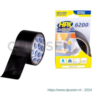 HPX Pantser reparatie tape zwart 48 mm x 5 m CS5005