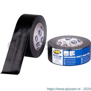 HPX Duct tape 1900 reparatie water- en weerbestendig zwart 48 mm x 50 m DN5050