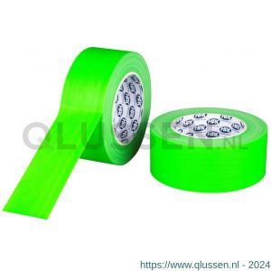 HPX gaffer textiel montage tape fluo groen 50 mm x 25 m FG5025